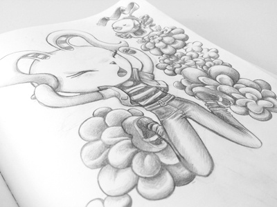 Another Bunny Sketch bunny drawing moleskine pencil sketch
