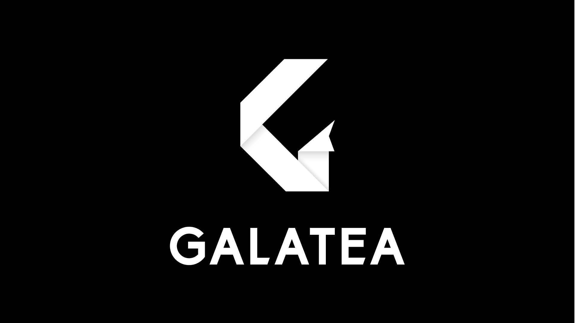 Galatea logo white onblack