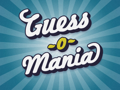 Guess-o-Mania logo guess o mania guessomania marketingscript trivia