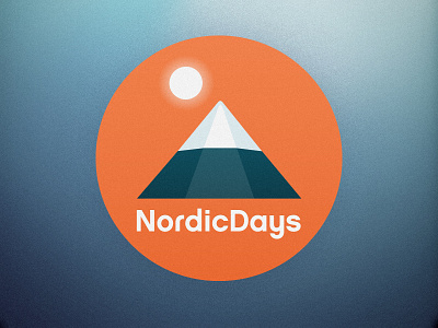 Final NordicDays logo mountain nordicdays vector