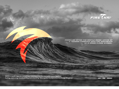 Fire Kai Logo Concept branding design icon illustration logo vector