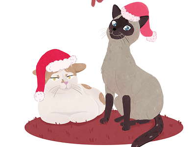Christmas Card digital draw illustration merry painting xmas