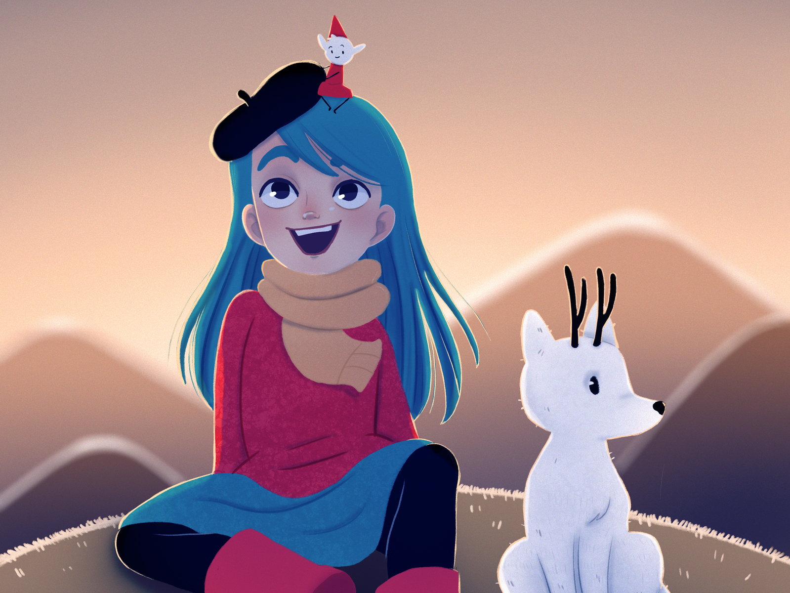 Hilda fan art by Jessica Villalobos on Dribbble