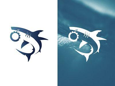 Shark / Gear Logo Mark