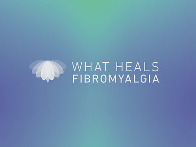 What Heals Fibromyalgia branding health icon logo mark website