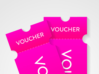 Voucher vector illustrations