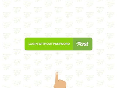 Fast Login 2d aftereffects animation branding button click design fast hand illustration interaction login motion ui ux vector video web