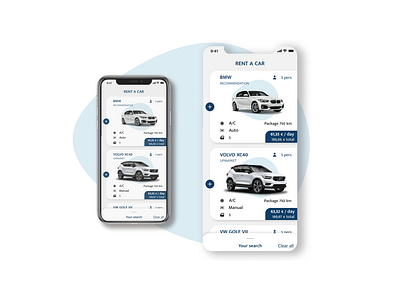 Car interace | Daily UI blue car car app car interface car rental card daily ui dailyui product product car rent ui