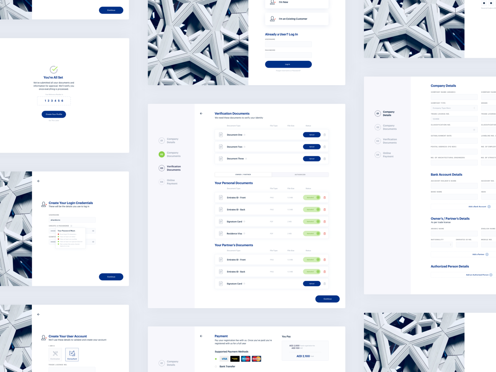 Vendor Onboarding Journey by Nathan Patton on Dribbble