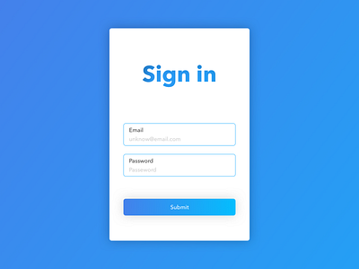 Daily UI 1# - Sign up