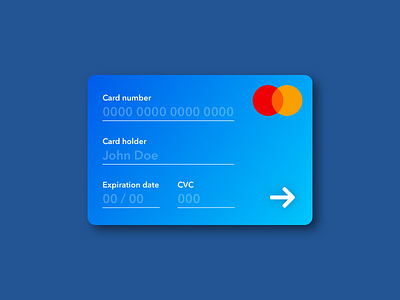 Daily UI 2# - Credit card checkout credit card credit card checkout dailyui design payment app payment form ui ux web