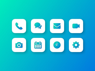 Daily UI 5# - App icon app concept app icon communications dailyui design icon ui ux web