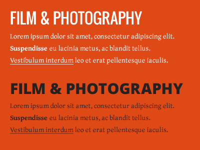 So Shoot Me Fonts & Colours bright fonts orange testing type