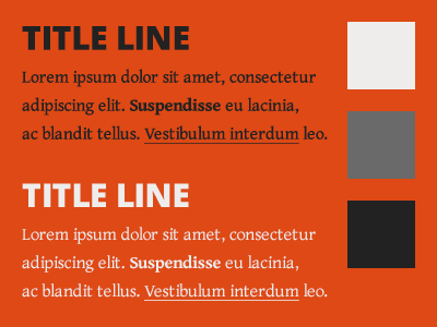 Soshootme Fonts Colours bright fonts orange testing type