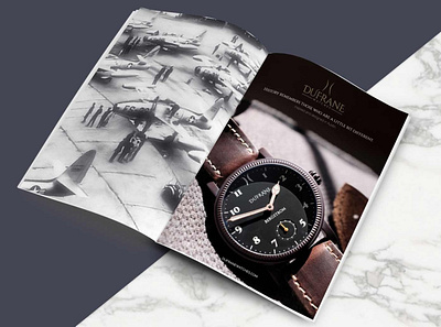 DuFrane Watches - Magazine Page Ad magazine ad magazine design page design