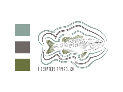Tidewaters Apparel Co Illustration design illustration