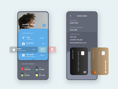 Finance and Wallet App app cleandesign design finance app financeapp graphic design ios moneyapp ui ux wallet app walletdesign