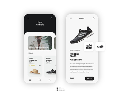 eCommerce App app cleandesign clothes design ecommerce ecommercedesign fashion graphic design ios iphone minimal minimalecommerce shoes ui uiux
