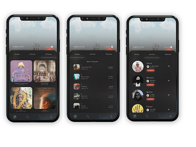 Echo Music App - Artists Views