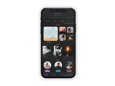 Echo Music App - Discover View