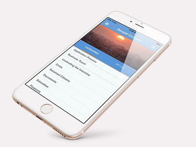 Mobile Language Training App - Landing Page app design ios landing page mobile native app