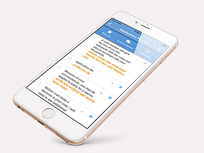 Mobile Language Training App - Glossary Detail Page 1 app design ios mobile native app