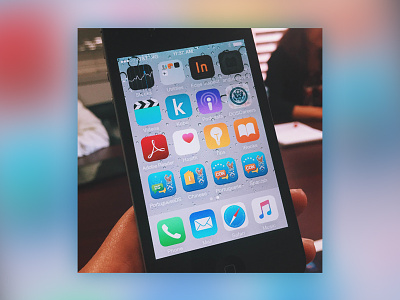 Mobile App Icons on iPhone - Language Training app app icon design ios iphone mobile native app