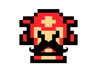 Octorok 'Stache 8 bit loz nostalgia