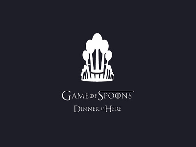 Game Of Spoons alrefaiy dinner game game of thrones gameofthrone logo series spoon spoons throne tv tv series winterishere
