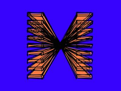 Mlb'02 2d 3d abstract blue butterfly constructivism deconstructivism design illustration orange