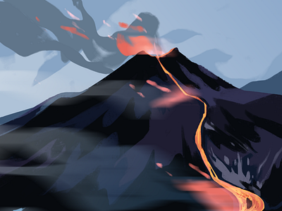 Environment Study / Volcano 01