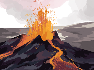 Environment Study / Volcano 02