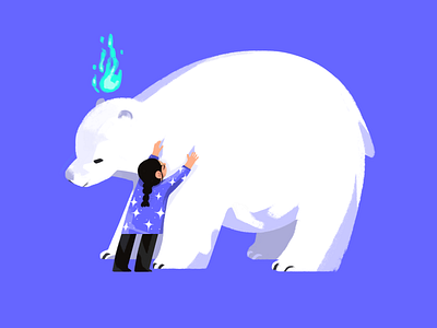 Spirit Bear cartoon character character design childrens illustration concept art digital art editorial illustration illustration narrative visual development