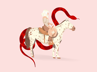 Horseride character design color concept art digital art editorial illustration illustration visual development