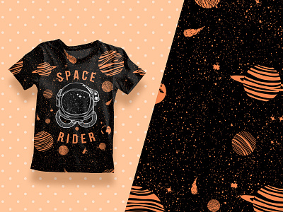 T-shirt print design. 2019 adobe illustrator appareal clean creative design embellishment graphic design illustraion kids space art t shirt t shirt design t shirt graphic texture typography vector