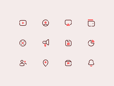 UI Icons by Vaisakh Gs for Stead on Dribbble