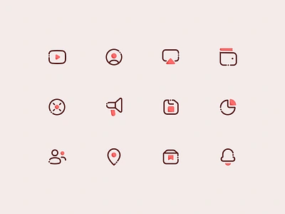 UI Icons creative drawing flat icon icon set icondesign icons illustration minimal outline uiux vector