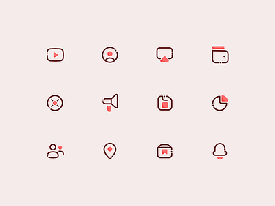 UI Icons creative drawing flat icon icon set icondesign icons illustration minimal outline uiux vector