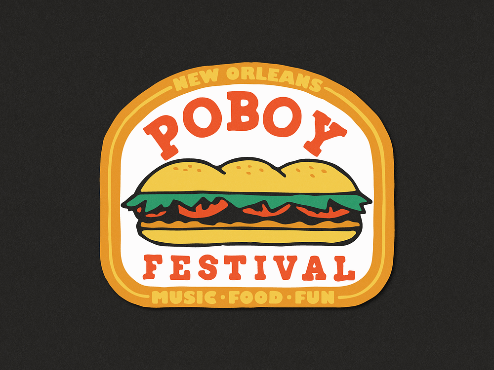 PoBoy Fest by Winston Triolo on Dribbble