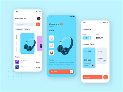 Beats Headphones App branding gif illustration logo ui 你的设计 品牌 图标图稿 活版印刷