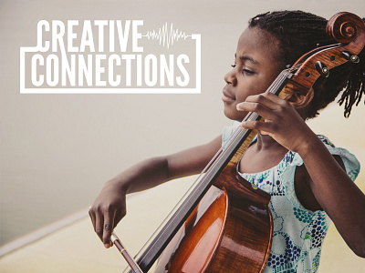 Creative Connections Logo children creative connections grand rapids instrument janessa rae janessa rae design creative logo michigan music performance