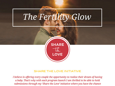 The Fertility Glow | Share the Love Page Detail