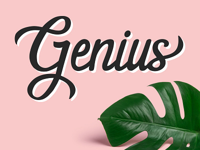 Genuis | Hand Lettering