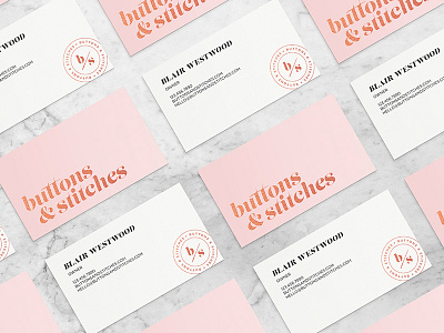 Buttons & Stitches Business Card