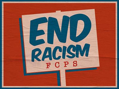 End Racism logo adobe illustrator design logo photoshop