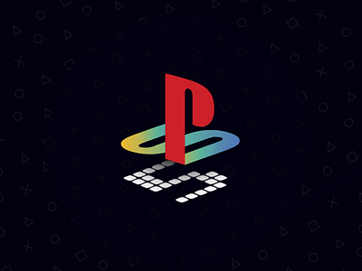 PS5 - Concept logo concept logo playstation playstation 5 ps5 shadow logo