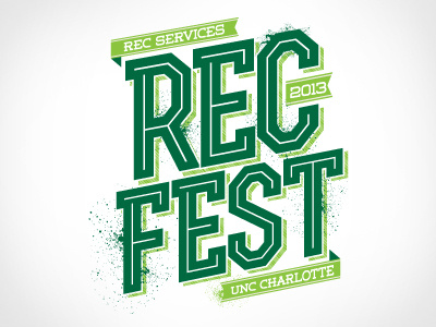 Rec Fest charlotte college shirt uncc