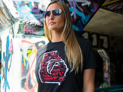 atlanta falcons shirts for women