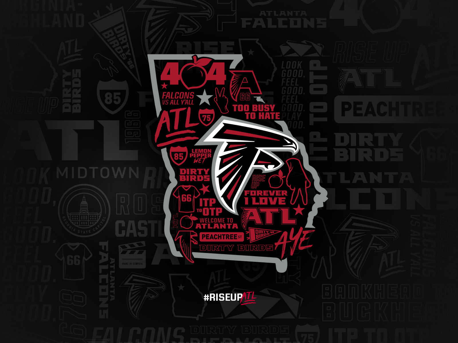 Atlanta Falcons Desktop Wallpaper  Behance