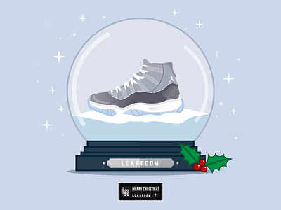 Cool Grey Christmas atlanta illustration nike sneakers snow